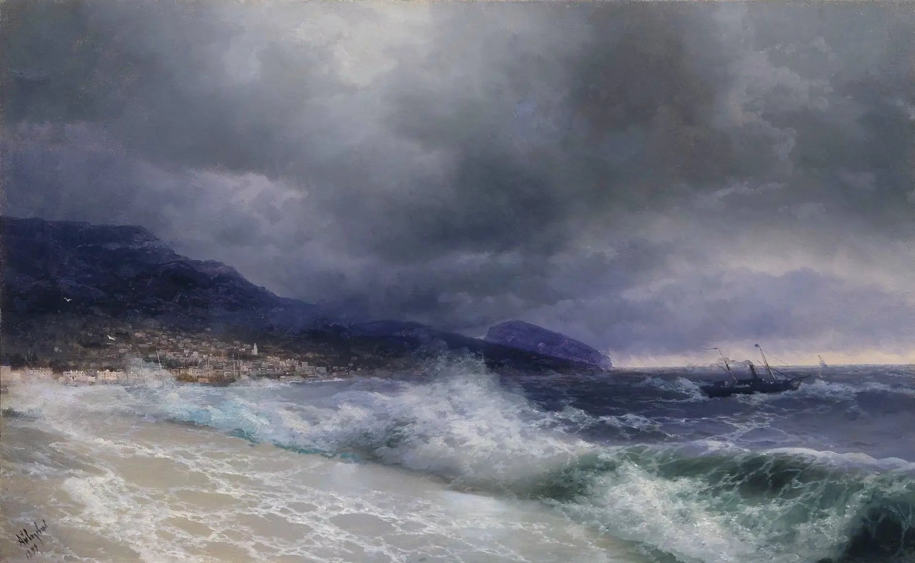 Yalta - Ivan Aïvazovski - Alpha Reproduction