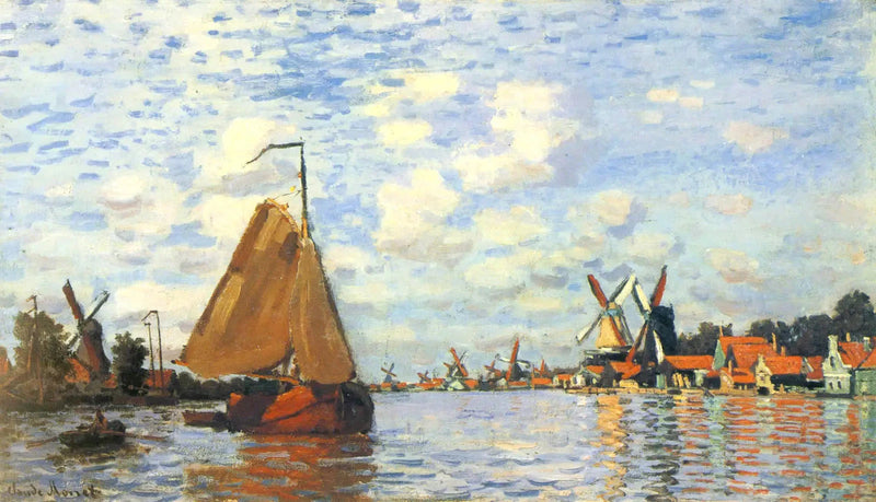 La Zaan Zaandamissa W172 - Claude Monet