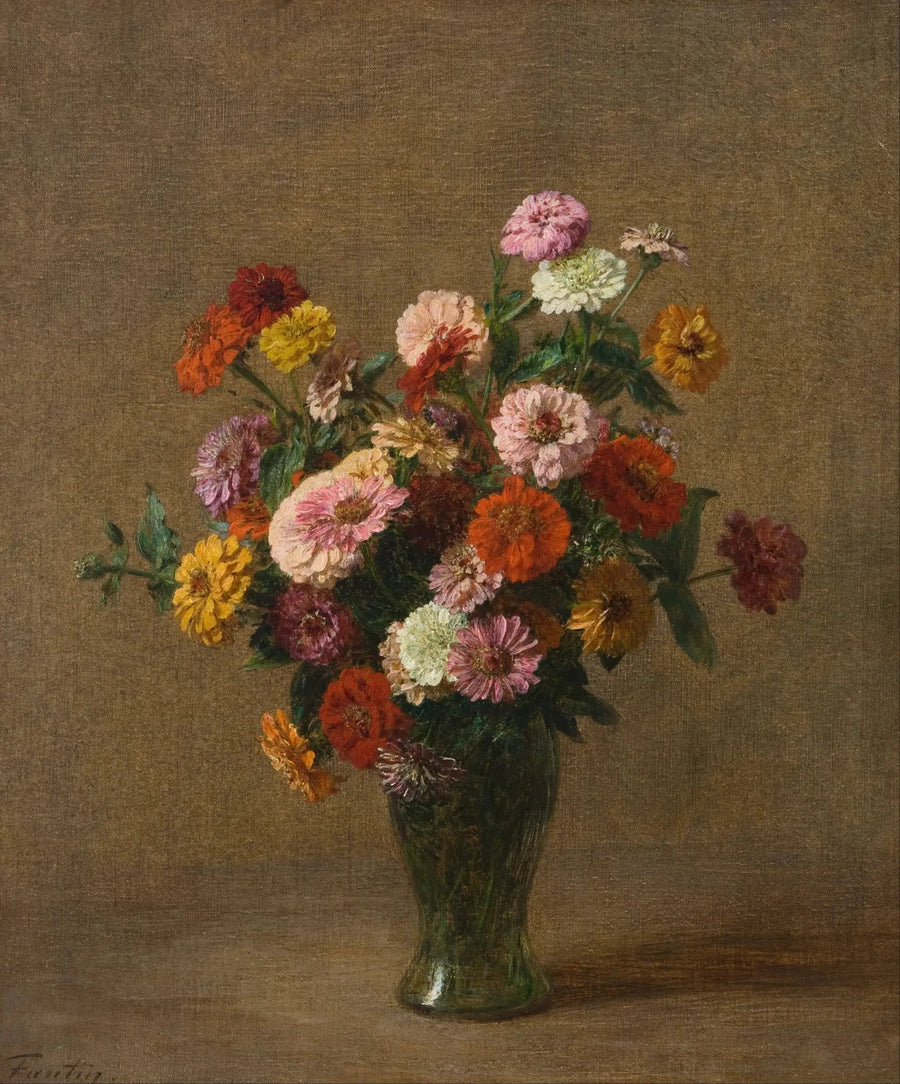 Zinniat - Henri Fantin-Latour