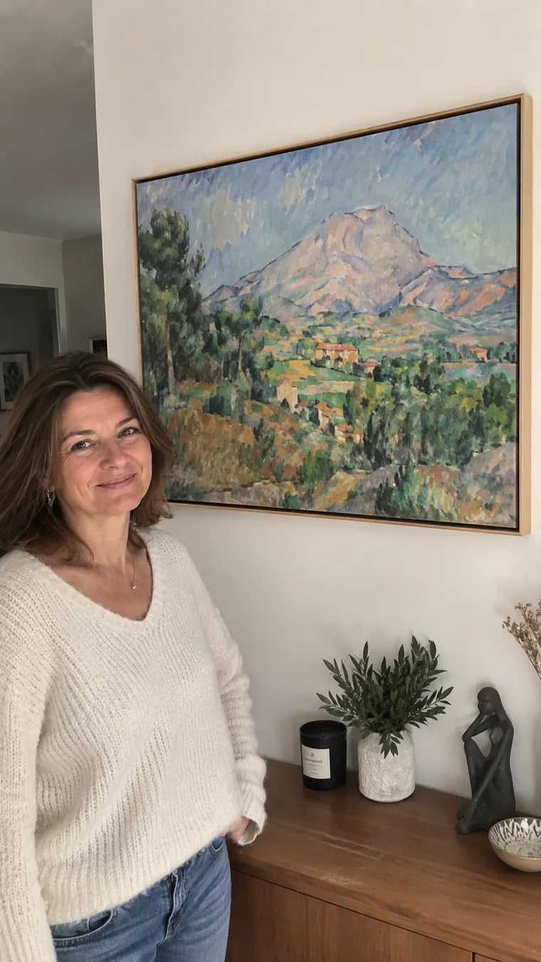 An artwork in its surroundings