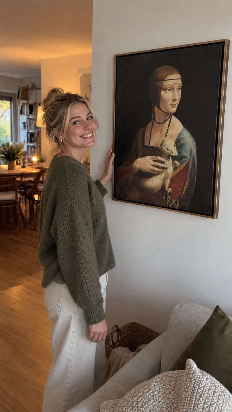 An artwork in its surroundings