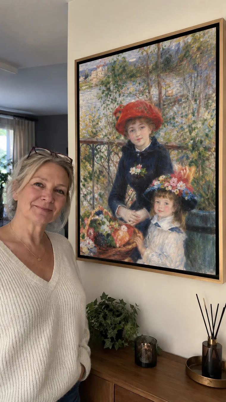 An artwork in its surroundings